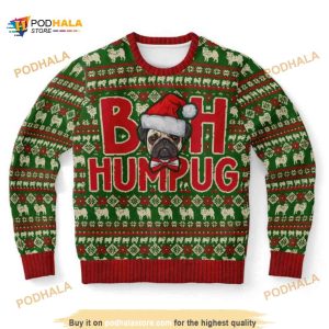Bah Humpug Ugly Christmas Wool Sweater