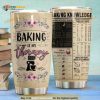 Baking Travel Tumbler Baking Is My Therapy Gift For Lover Day Travel Tumbler, Coffee Tumbler