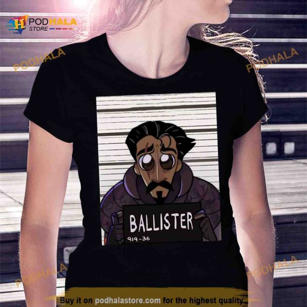 Ballister Mugshot Nimona Graphic Shirt