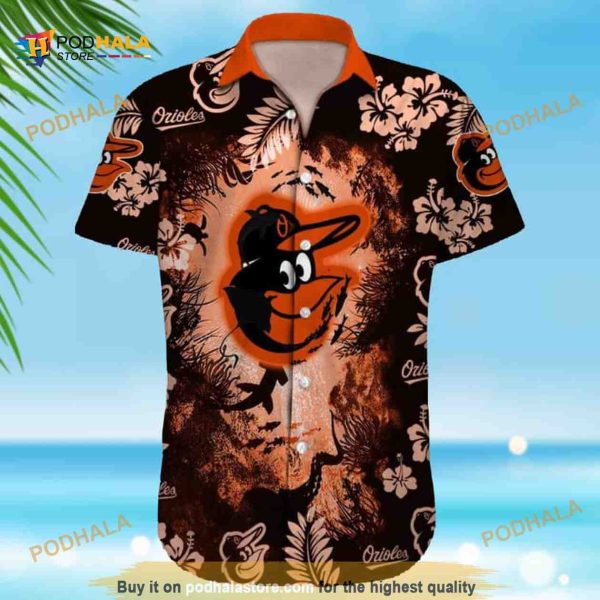 Baltimore Orioles MLB Hawaiian Shirt, Baseball Fans Gift