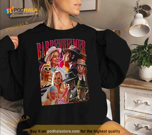 Barbenheimer Barbie x Oppenheimer Vintage Essential T Shirt