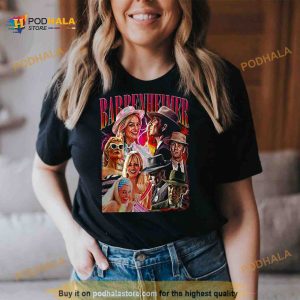 Barbenheimer Barbie x Oppenheimer Vintage Essential T Shirt 2
