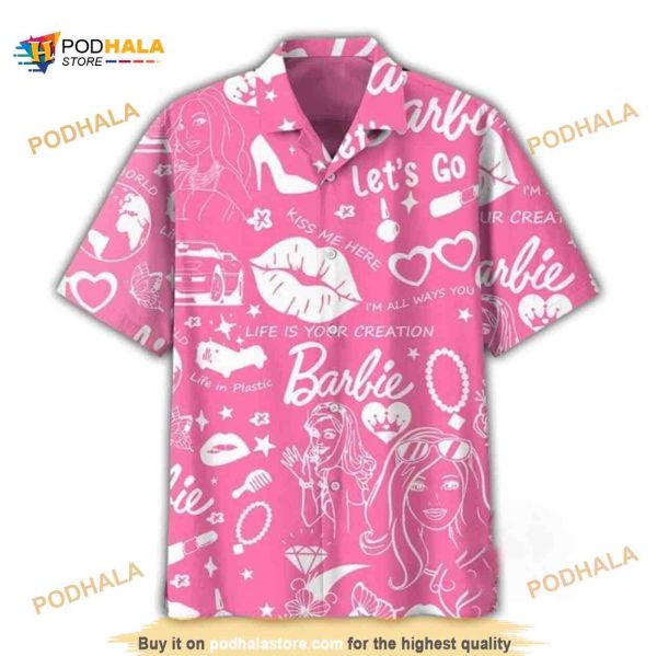 Barbie Funny Hawaiian Shirt, Come On Barbie Let’s Go Party Aloha Shirt