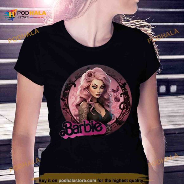 Barbie Gothique 2 Fille Cintré T Shirt