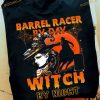Barrel Racer By Day Witch By Night Horse Spider Web Funny Halloween Shirt