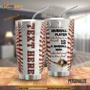 Baseball Personalized Travel Tumbler Baseball Player 3 Travel Tumbler, Coffee Tumbler