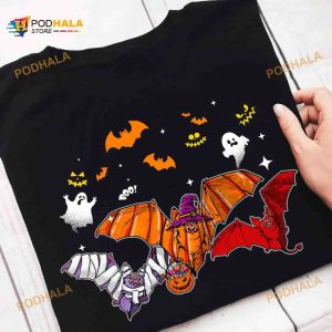 Bat Witch Mommy Vampire Funny Halloween Costume Shirt