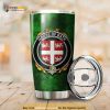 Bath Family Crest Ireland Shamrock Gift For Lover Day Travel Tumbler, Coffee Tumbler