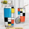 Bauhaus Style Composition Ii In Red Yellow Blue Travel Tumbler, Coffee Tumbler