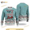 Be Nice To The Baseball Player Merry Xmas Ugly Christmas Sweater