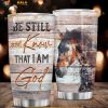 Be Still Horse Stainless Steel Cup Travel Tumbler, Coffee Tumbler
