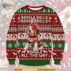 Beagle All The Way All Over Printed Funny Ugly Christmas Sweater
