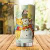 Bear Snowman Winnie The Pooh Gift For Lover Day Travel Tumbler, Coffee Tumbler