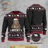 Bear With Beer Christmas 3D Funny Ugly Christmas Sweater
