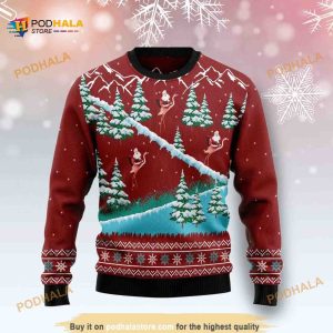 Beautiful Flamingo 3D Funny Ugly Christmas Sweater