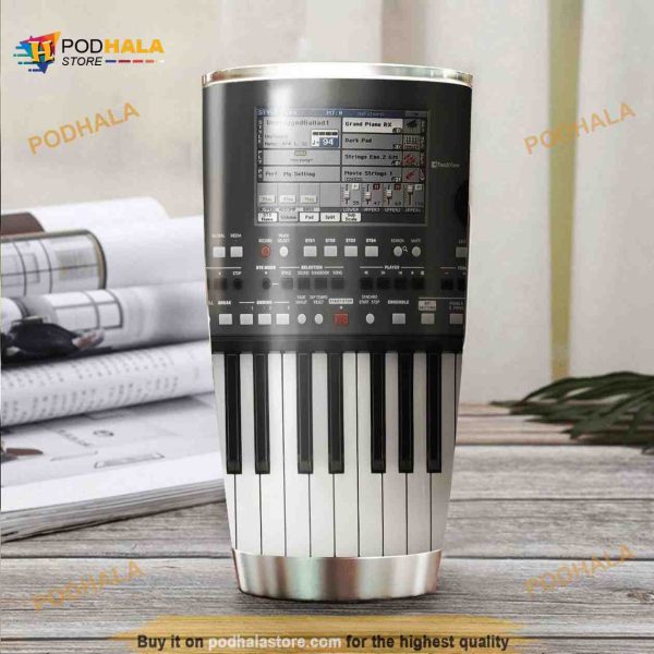 Beautiful Piano Stainless Steel Cup Travel Tumbler, Coffee Tumbler