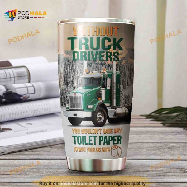 Beautiful Truck Stainless Steel Cup Travel Tumbler, Coffee Tumbler