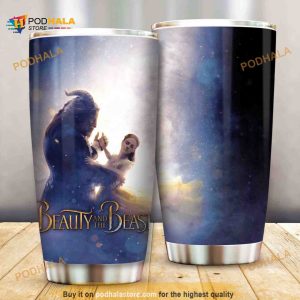 Beauty Princess And The Beast Disney Gift For Lover Day Travel Tumbler, Coffee Tumbler