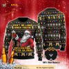 Beer Santa Claus All Over Printed Funny Ugly Christmas Sweater