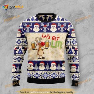 Beer Ugly Christmas 3D Funny Ugly Christmas Sweater