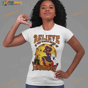 Believe In The Black Magic Of Halloween Shirt, Black Magic Of Witch Tshirt