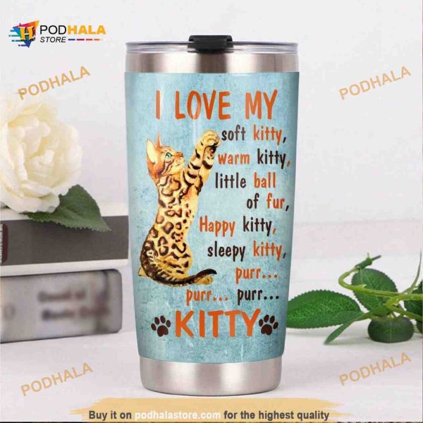 Bengal Cat Gift Coffee Tumbler All Over Print