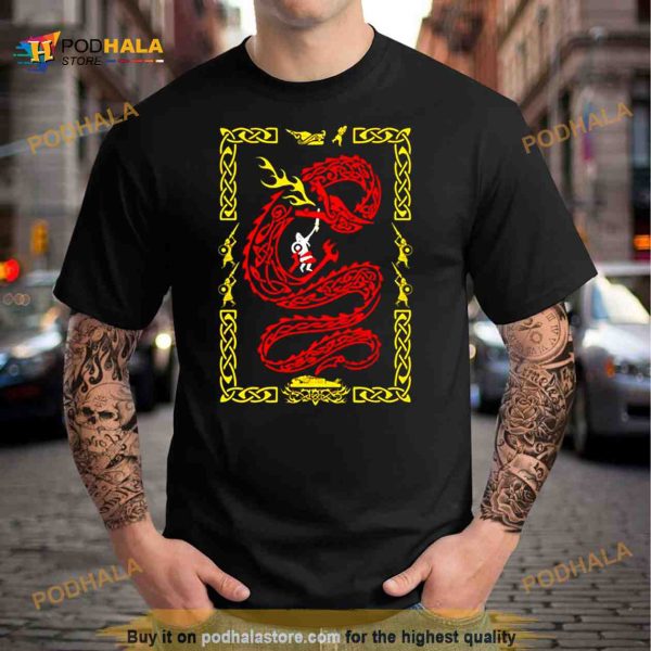 Beowulf Vs The Dragon Shirt