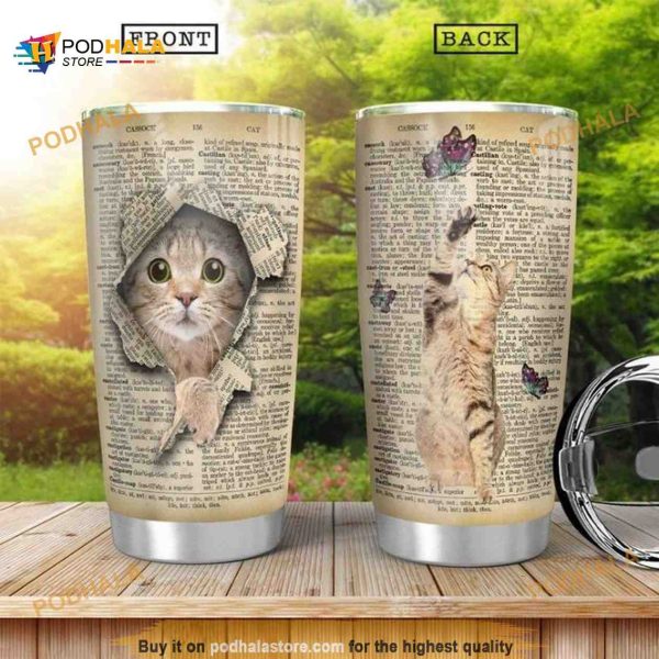 Best Cat Lover Gift Coffee Tumbler All Over Print