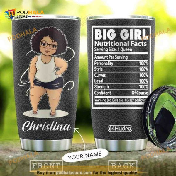 Big Girl Nutritional Facts Personalized Coffee Tumbler