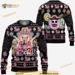 Big Mom Pirates Anime One Piece Xmas Funny Ugly Christmas Sweater