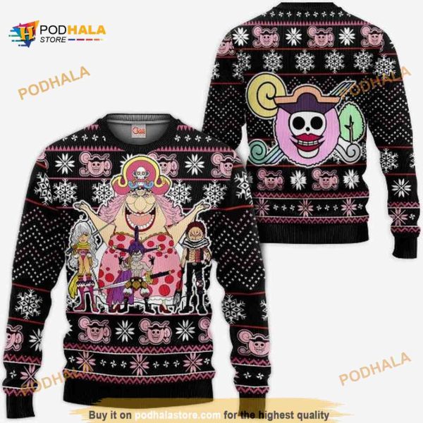 Big Mom Pirates Anime One Piece Xmas Funny Ugly Christmas Sweater