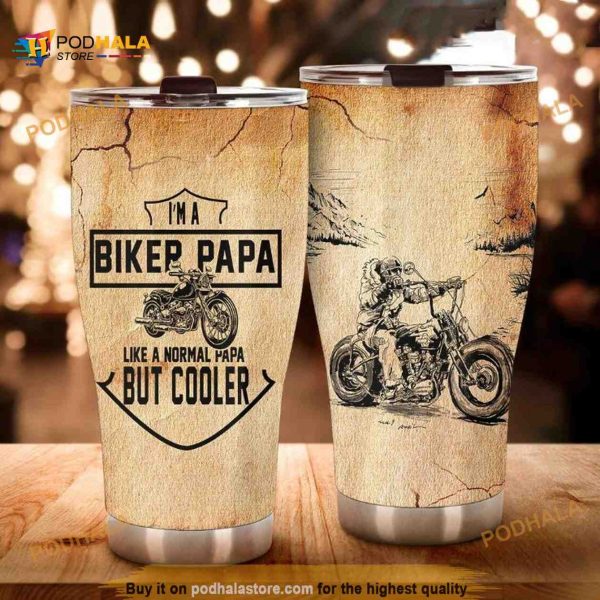 Biker Papa Stainless Steel Cup Coffee Tumbler