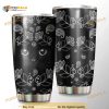 Black Cat Face Black Luminous Gift For Lover Day Coffee Tumbler