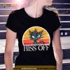 Black Cat hiss off vintage Shirt