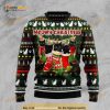 Black Cat In Socks Christmas Wool Funny Ugly Christmas Sweater