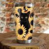 Black Cat Sunflower 10 Gift For Lover Day Coffee Tumbler