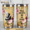 Black Cat Till Death Do Us Part Gift For Lover Day Coffee Tumbler
