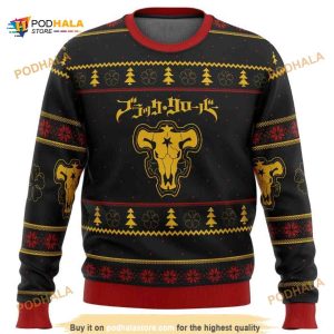 Black Clover Anime Gift Fan Ugly Sweater