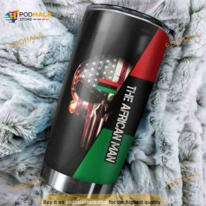 Black Pride The African Man Coffee Tumbler Black And Proud Coffee Tumbler