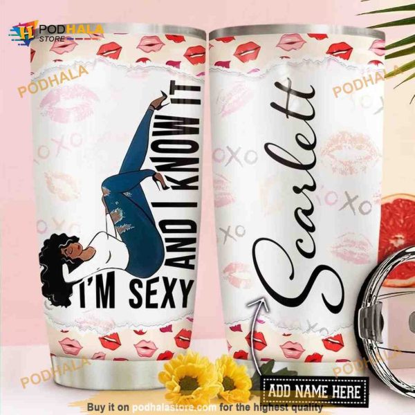 Black Women Xo Xo Personalized Gift Coffee Tumbler