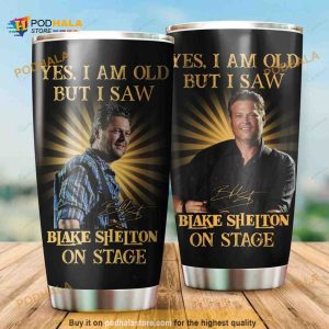 Blake Shelton On Stage Gift For Lovers Coffee Tumbler All Over Print