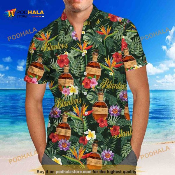 Blanton’s Funny Hawaiian Shirt, Blanton’s Shirt, Whiskey Shirt
