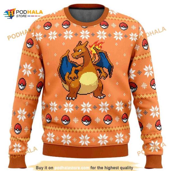 Blaze Charizard Pokemon Anime Ugly Wool Sweater