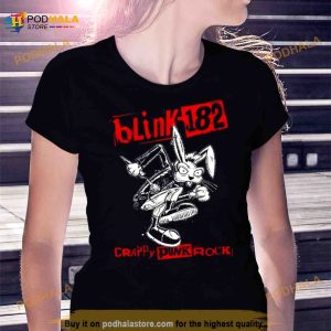 Blink 182 Crappy Punk Rock Punk Bunny Blanket Shirt