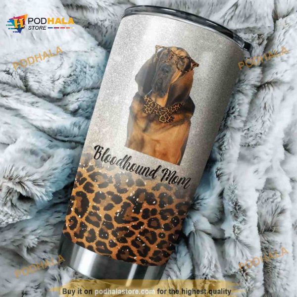 Bloodhound Dog Mom Stainless Steel Cup Coffee Tumbler