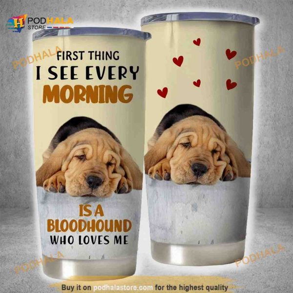 Bloodhound Dog Stainless Steel Cup Coffee Tumbler