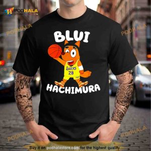 Bluey Lakers 28 Blui Hachimura Shirt