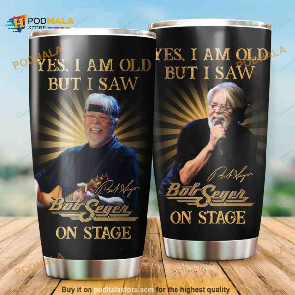 Bob Seger On Stage Gift For Lovers Coffee Tumbler All Over Print