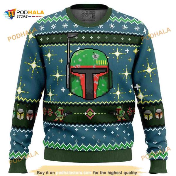 Boba Fett Star Wars Ugly Xmas Wool Sweater