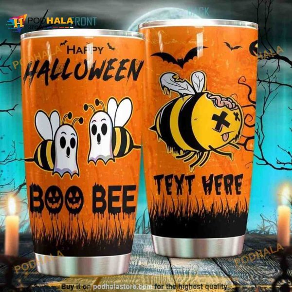 Boo Bee Personalized Halloween Horror Gift Coffee Tumbler